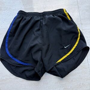 Nike Women’s Black Shorts with Rainbow Trim
